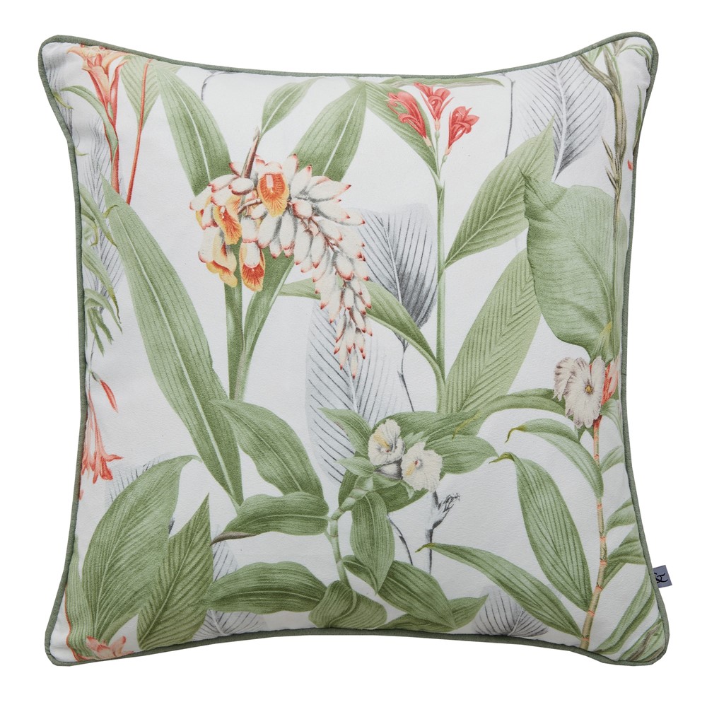 Botanical Cushion by Graham & Brown in Green